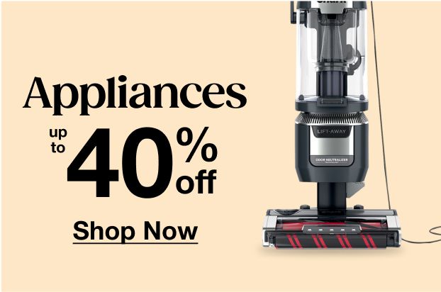 Appliances up to 40% off