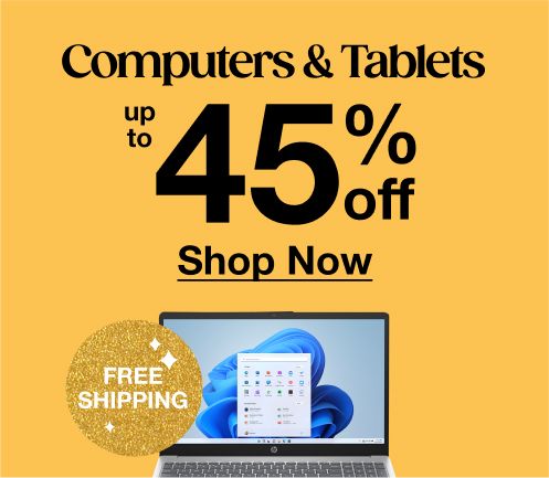 Computers and tablets up to 45% off