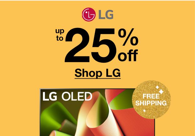 LG up to 25% off