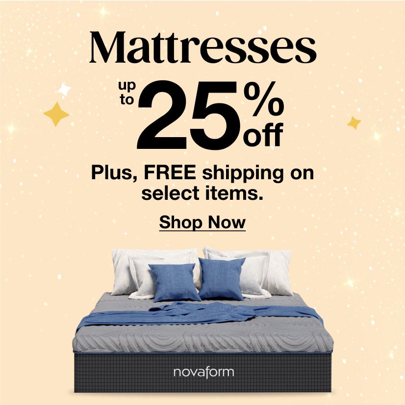 Mattresses up to 25% off