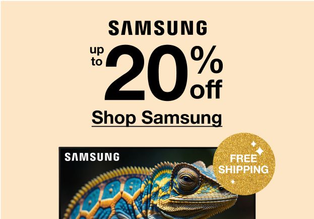 Samsung up to 20% off