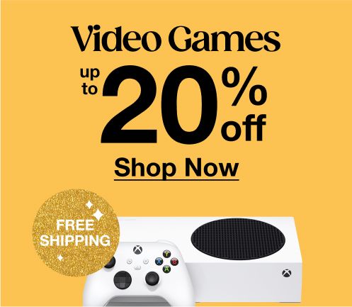 Video games up to 20% off