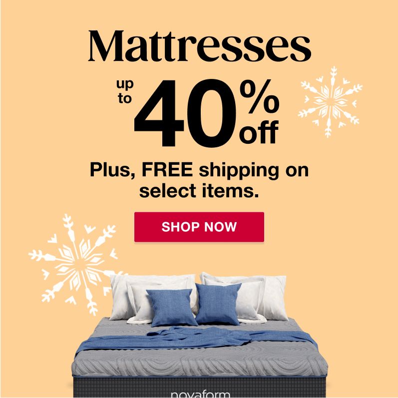 Mattresses up to 25% off