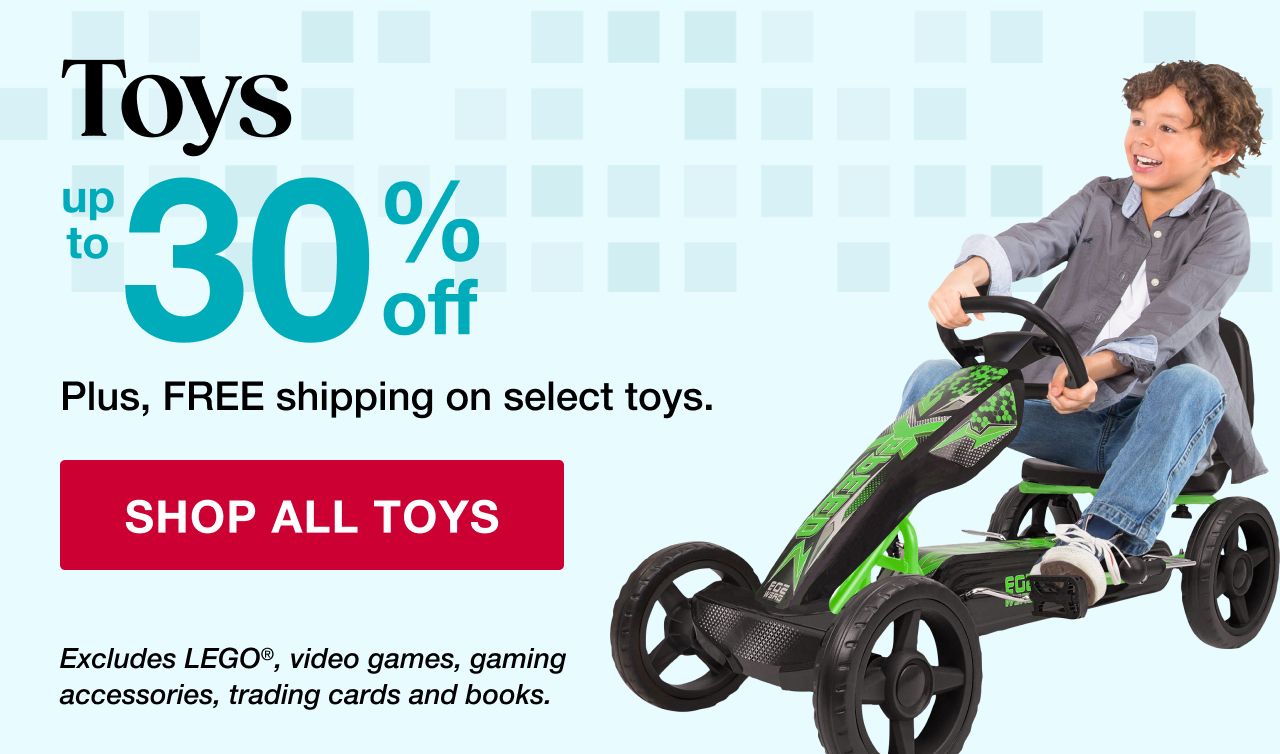 Toys. Find hot brands and even hotter selection. Shop All Toys.