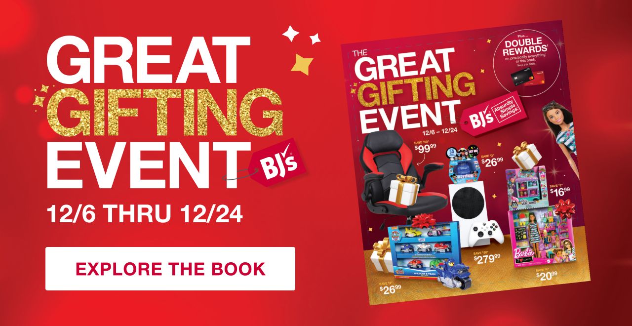 Text: Great Gifting Event. Explore the book