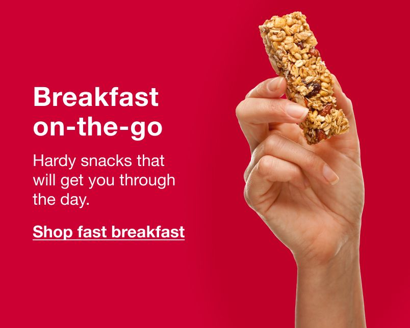 Good morning fuel. Hardy snacks that will get you through the day. Click here to shop fast breakfast