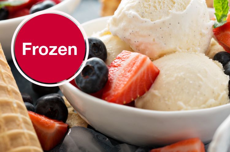 Frozen - make yourself a fruity ice cream sundae!