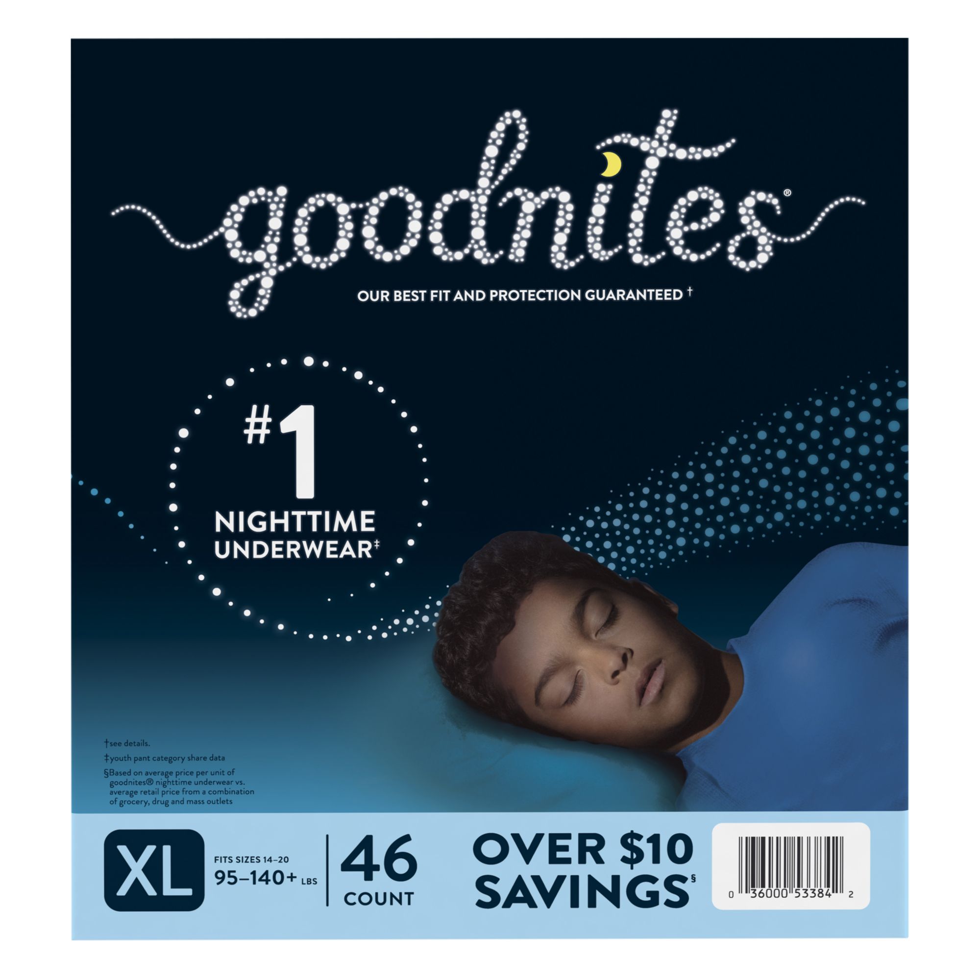 Ninjamas Nighttime Bedwetting Underwear Boy Size S/M 14 Count