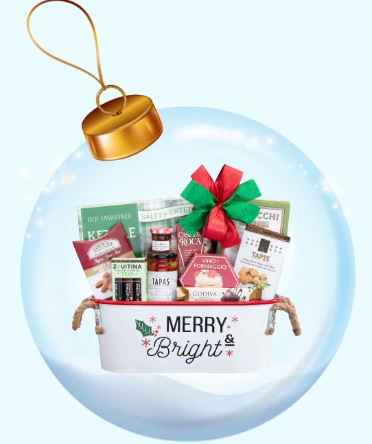 Holiday Candy and Gift Baskets.