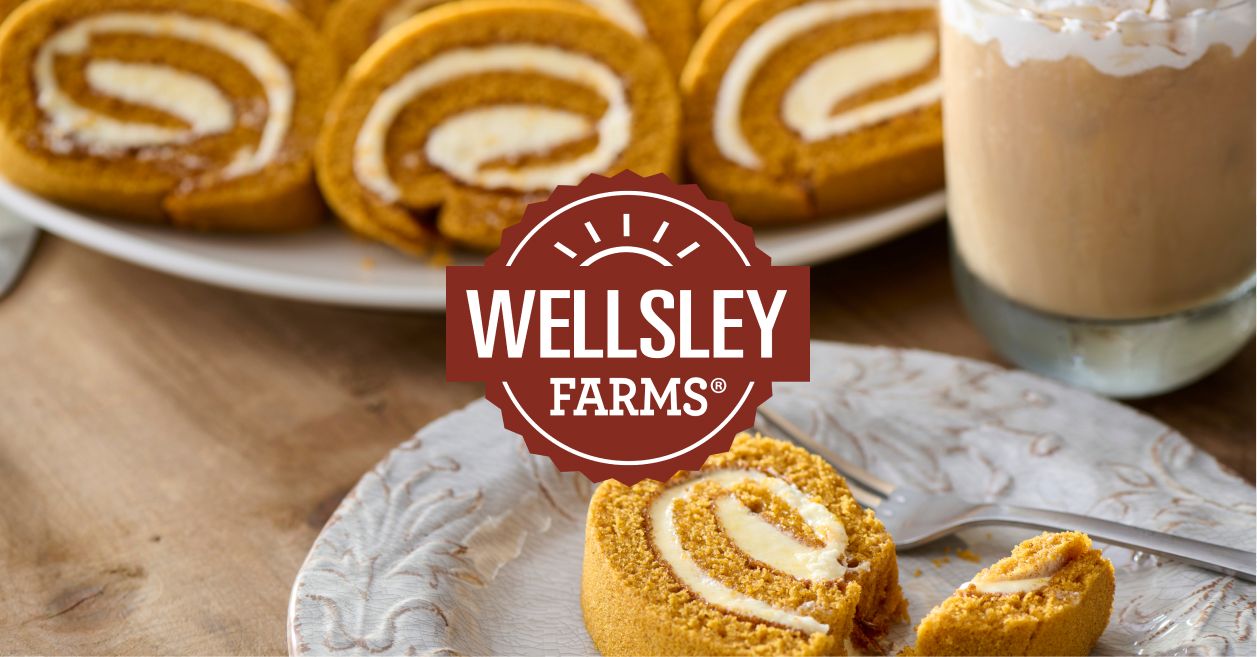Fall pastries and delicious drinks. Click here to shop Wellsley Farms