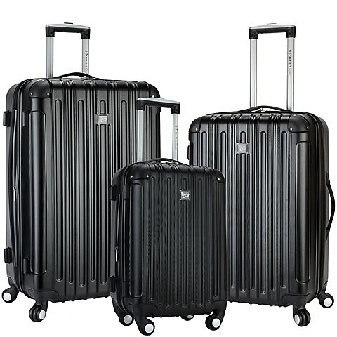 Travelers Club Madison 3-Pc. 2-in-1 Spinner Set