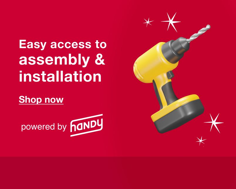 Easy access to assembly and installation. Book a professional home service. Click to shop now