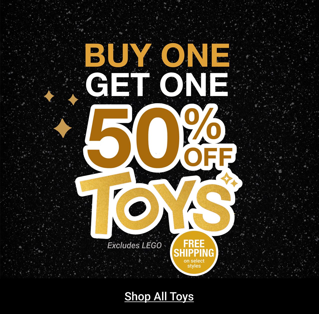 Buy One Get One 50% off Toys at BJ’s