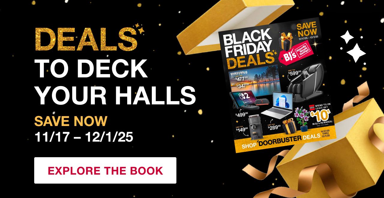 Black Friday. Deals to deck your halls. Save now 11/17 to 12/1. Explore the book