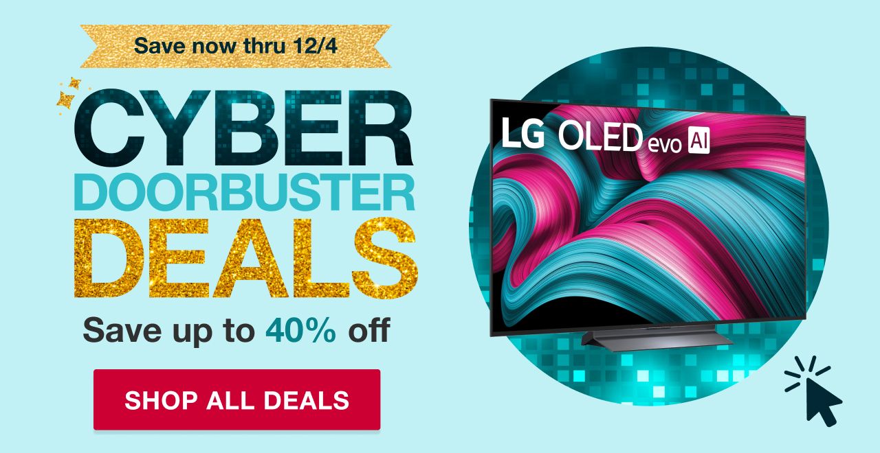 Cyber Doorbusters. Shop All Deals.