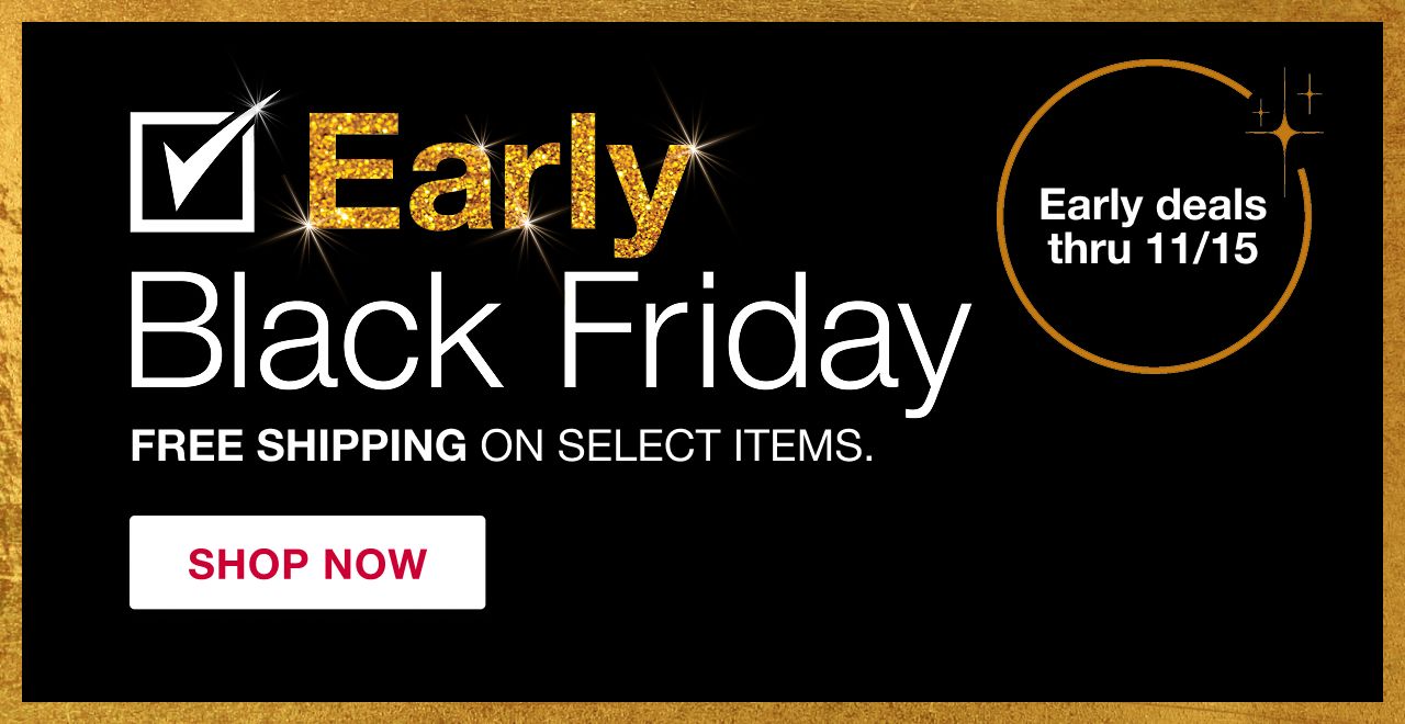 Early Black Friday Deals 10/23-11/15