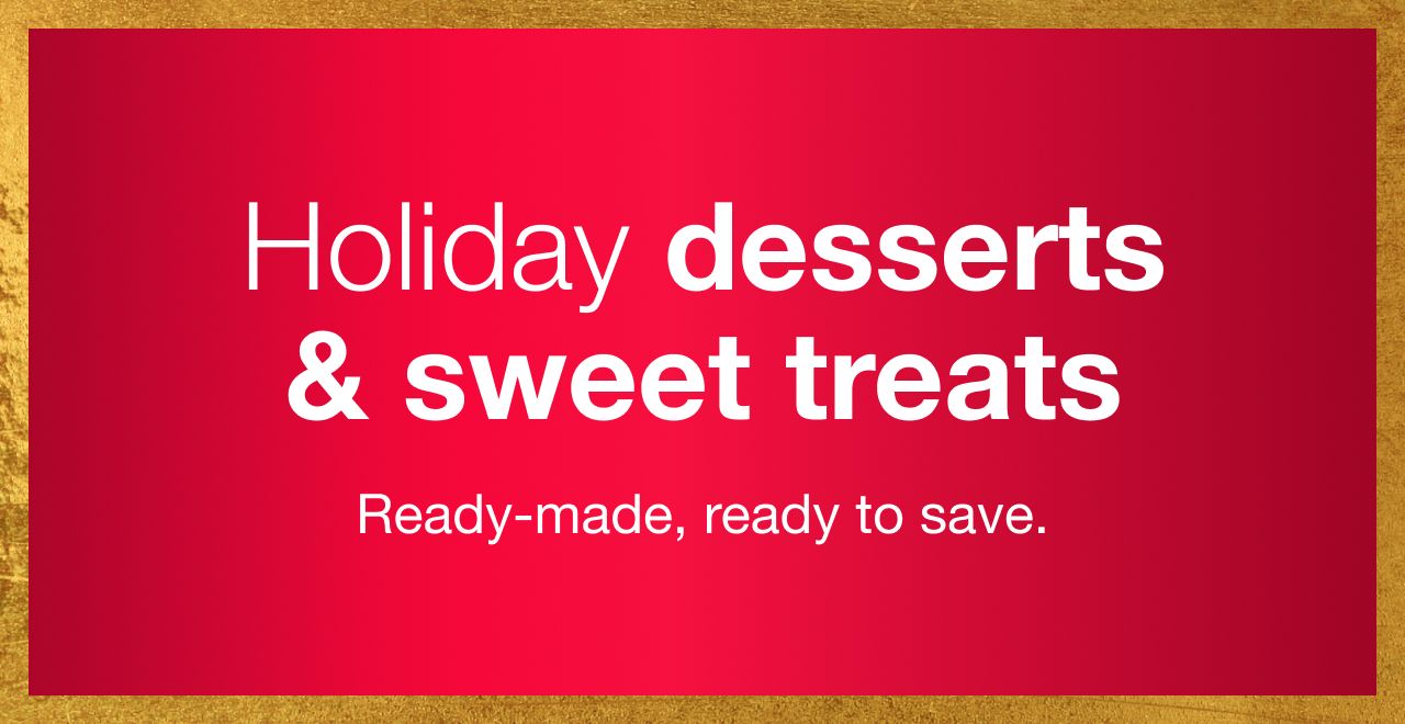 Desserts & Sweet Treats.
