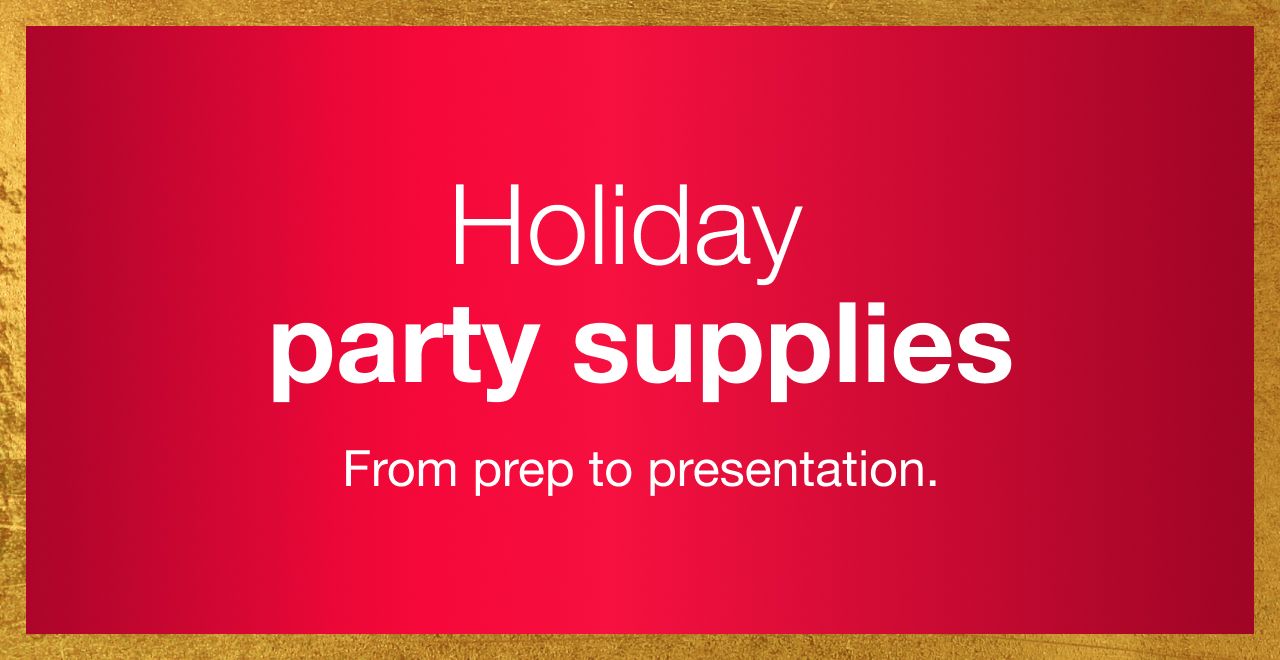 Holiday Party Supplies.