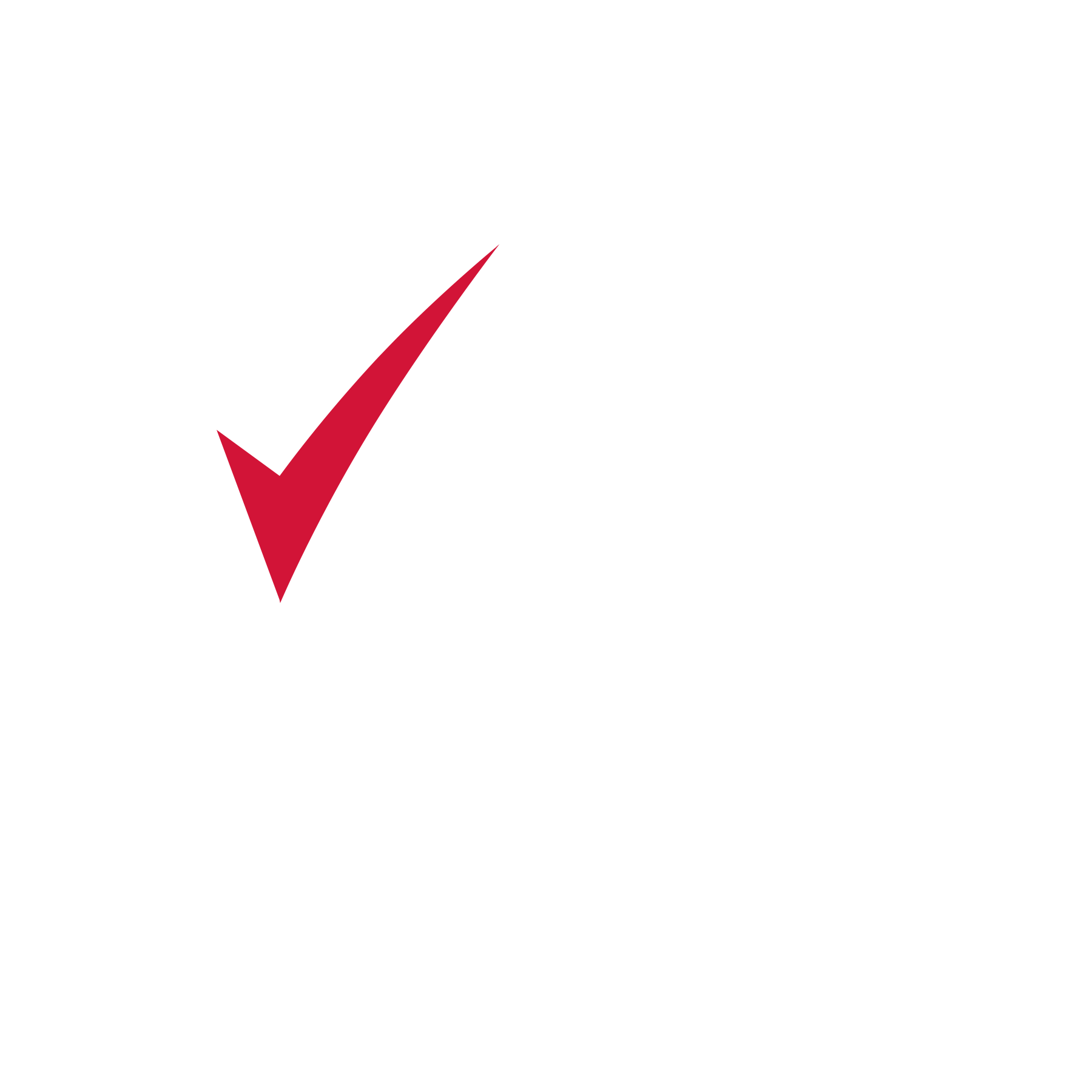 A white filled grocery bag in front of a red circle