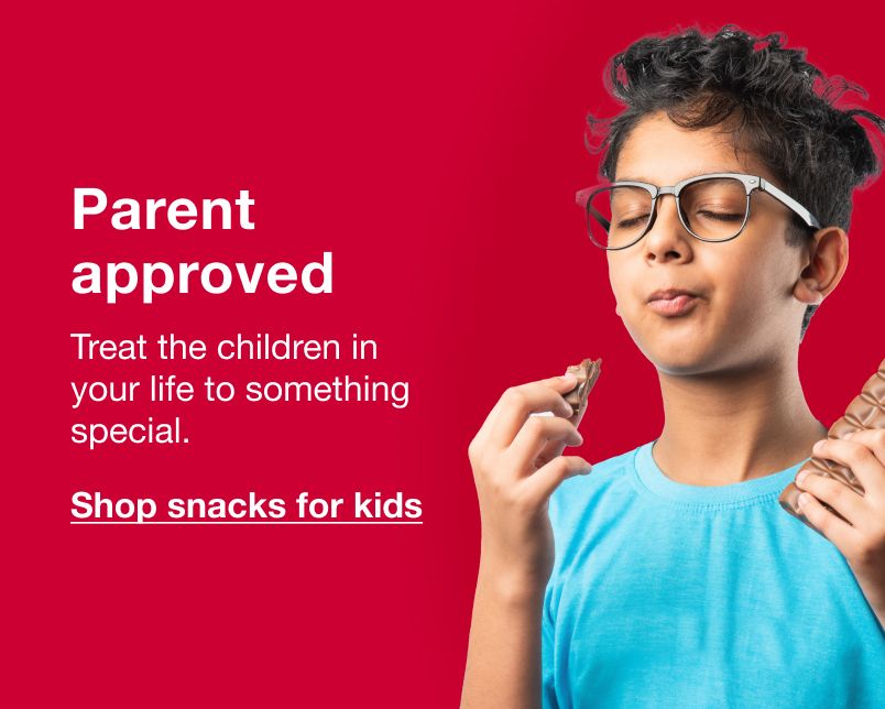 Parent approved. Treat the children in your life to something special. Click here to shop snacks for kids