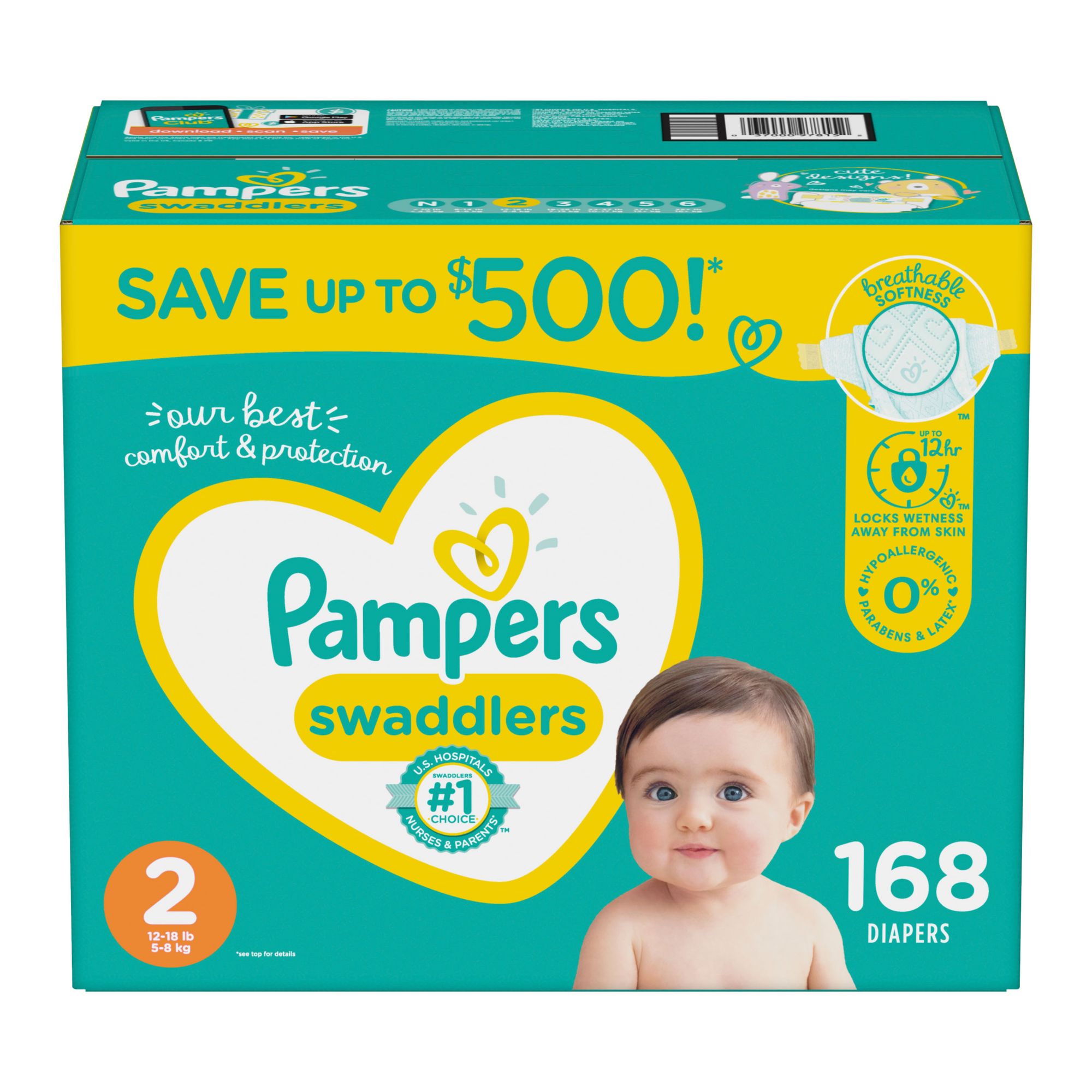 Pampers swaddlers store size 1