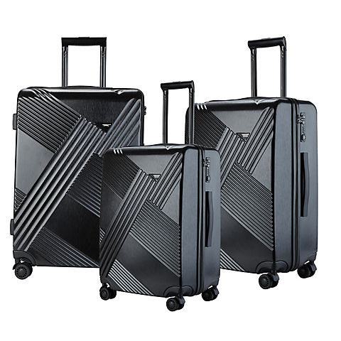 Travelers Club 3-Pc. Premium TSA Lock Luggage Set