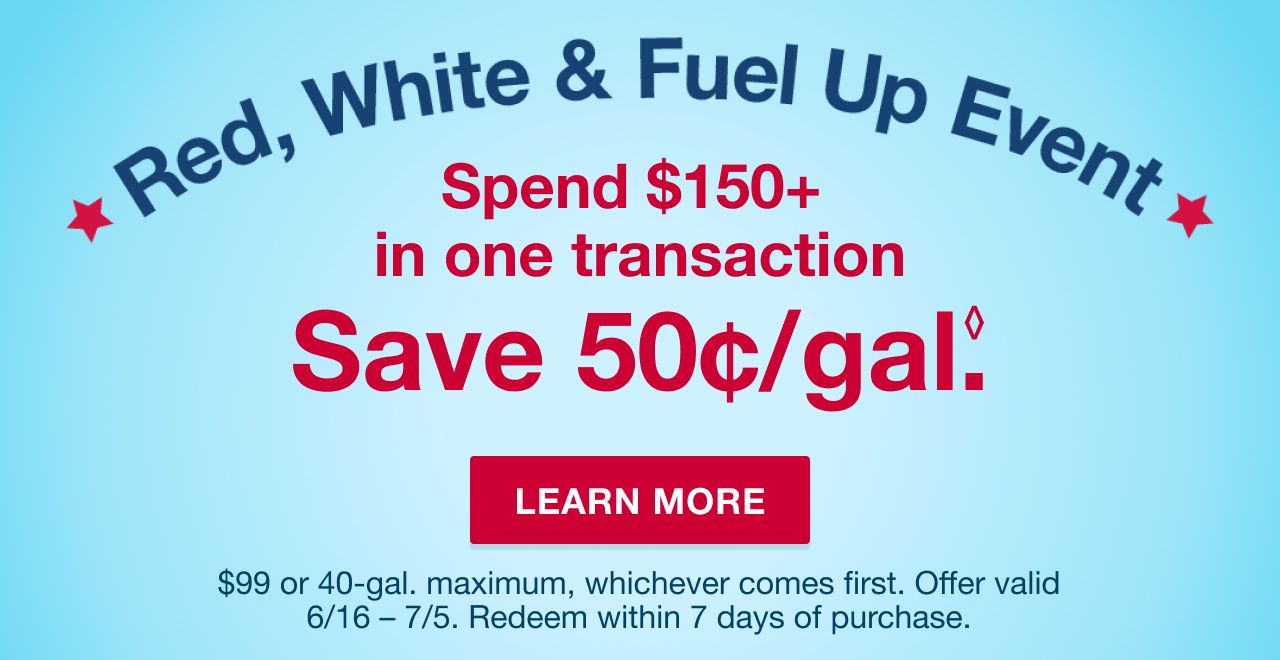 4th of July Gas promo