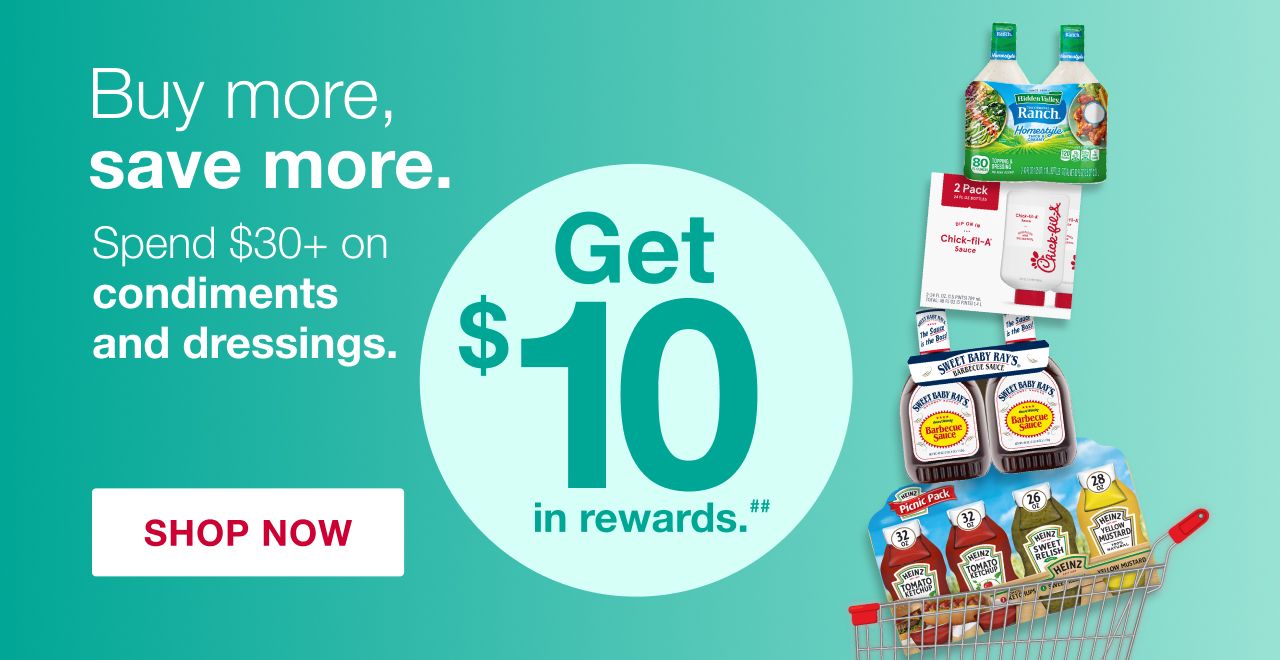 Buy more, same more condiments - shop all