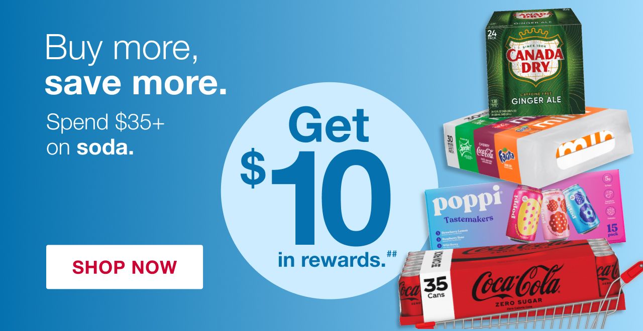 Buy more, save more. Soda - shop all