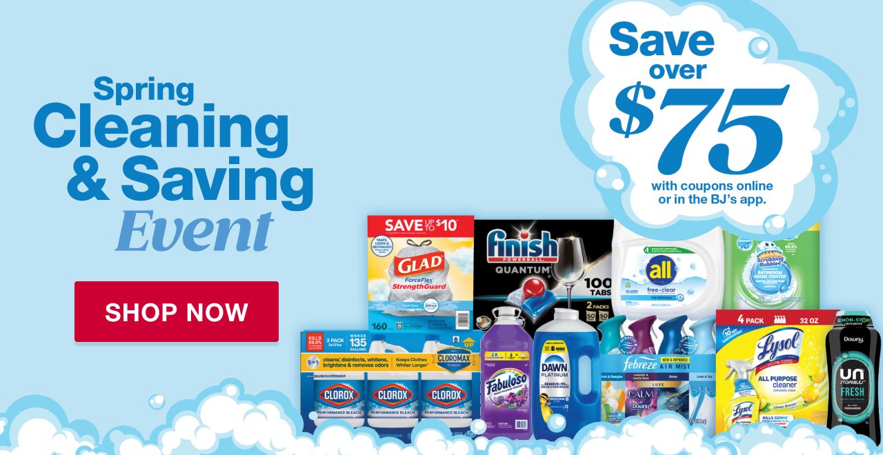 Spring Cleaning and Savings Event. Save over $75 with coupons. Shop now