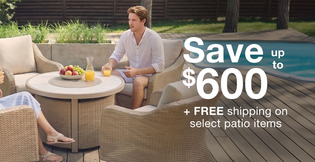 Save up to $600 plus FREE shipping on select items.