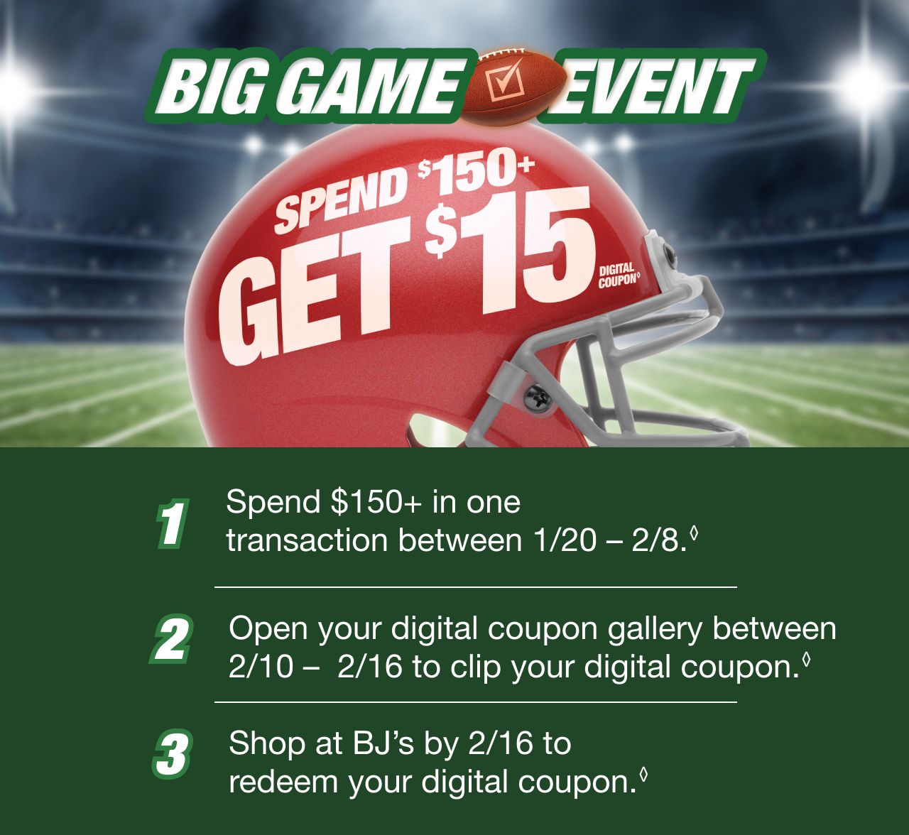 Big Game Scale Event.