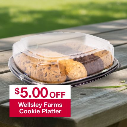 $5.00 off Wellsley Farms Cookie Platter