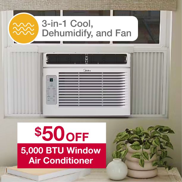 5,000 BTU Window Air Conditioner