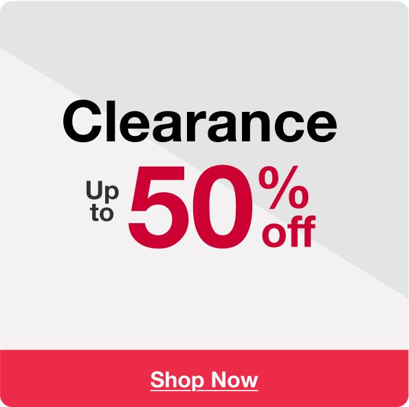 Clearance up to 50% off