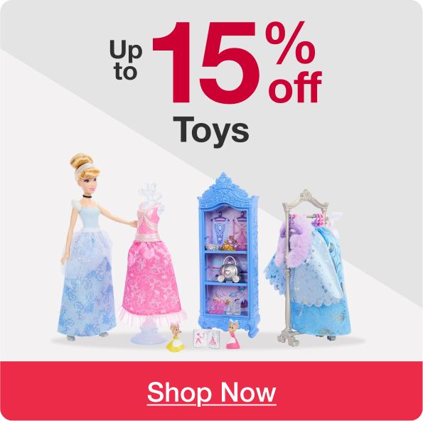 Up to 15% off Toys