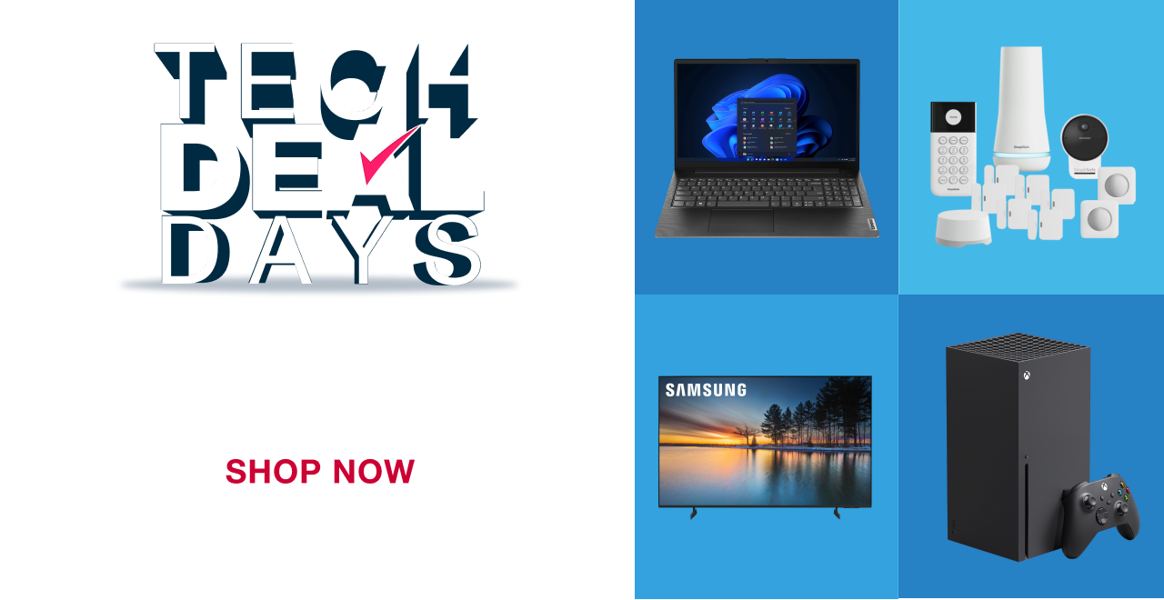 ﻿Tech Deal Days. Save up to 40% on select electronics plus free shipping. Thru 4/9. Shop now