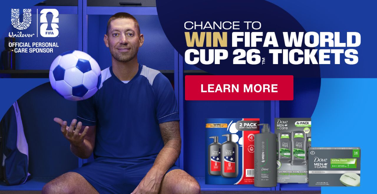 Chance to win FIFA World Cup 26 tickets. Terms apply. Learn more