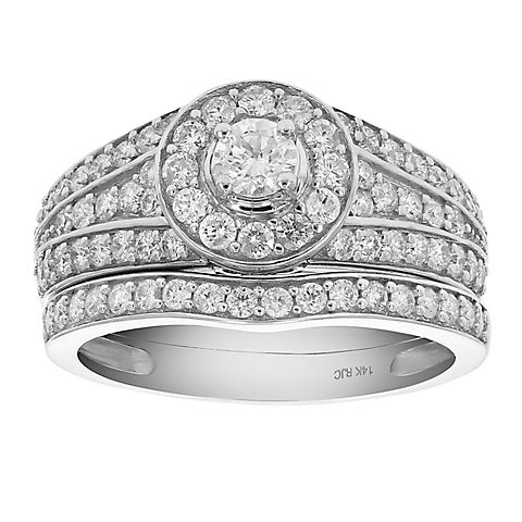Amairah 1.00 ct. t.w. Diamond Channel Prong Engagement Ring Set in 14k White Gold