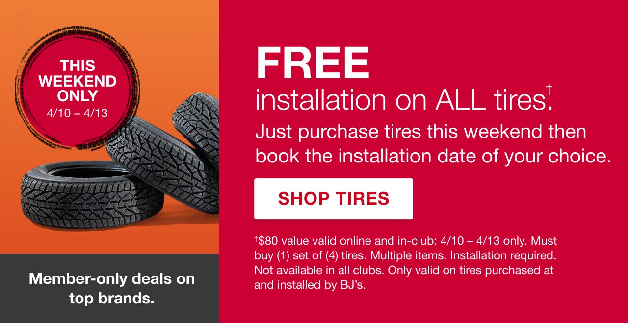 BJ's Tires. Shop Tires