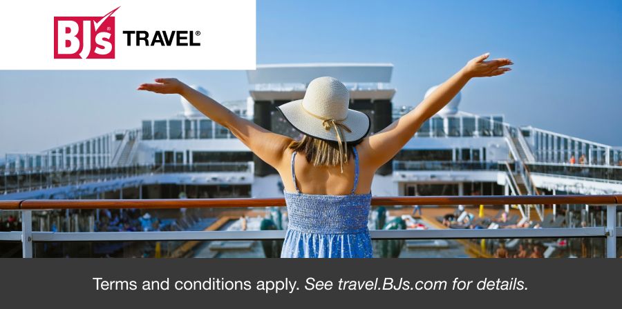 BJ's Travel. Terms and conditions apply. See travel.bjs.com for details.