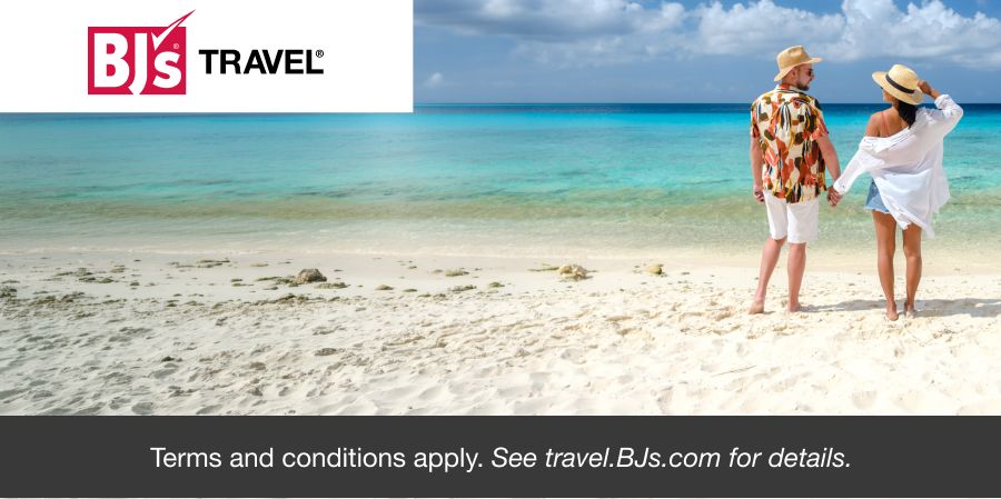 BJ's Travel. Terms and conditions apply. See travel.bjs.com for details.