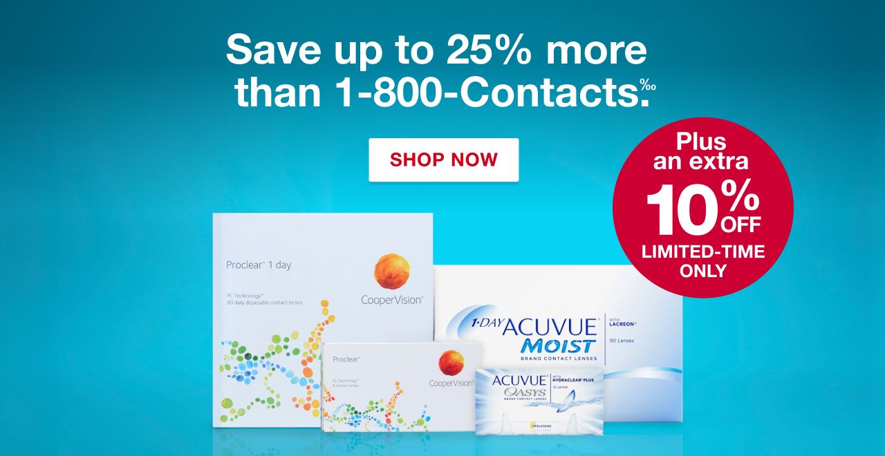 BJ's Optical. Save up to 25% more than 1-800-Contacts. Plus an extra 10% off limited time only. Shop Now