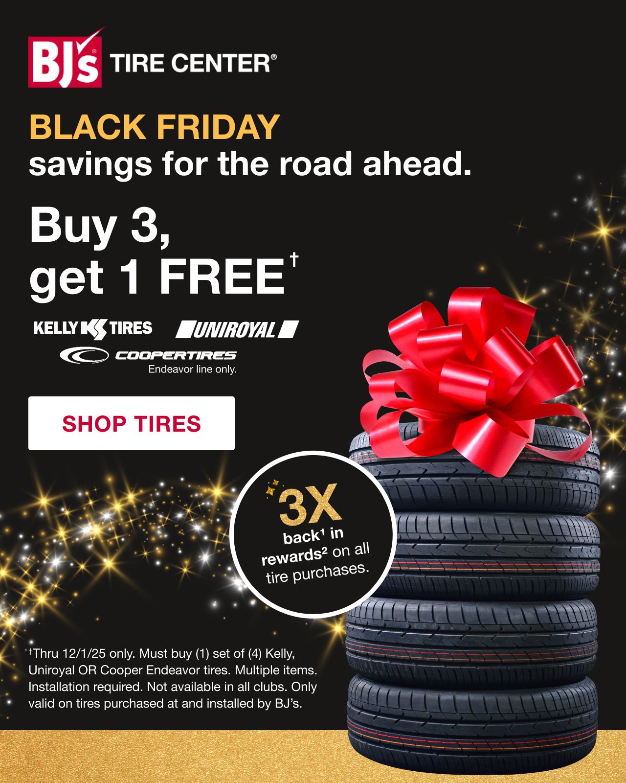 BJ's Tire Center. Click to shop tires