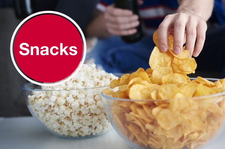 Snacks - popcorn, chips and more!