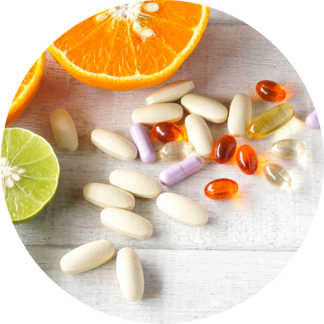 Emergen-C vitamins and Olly probiotics.
