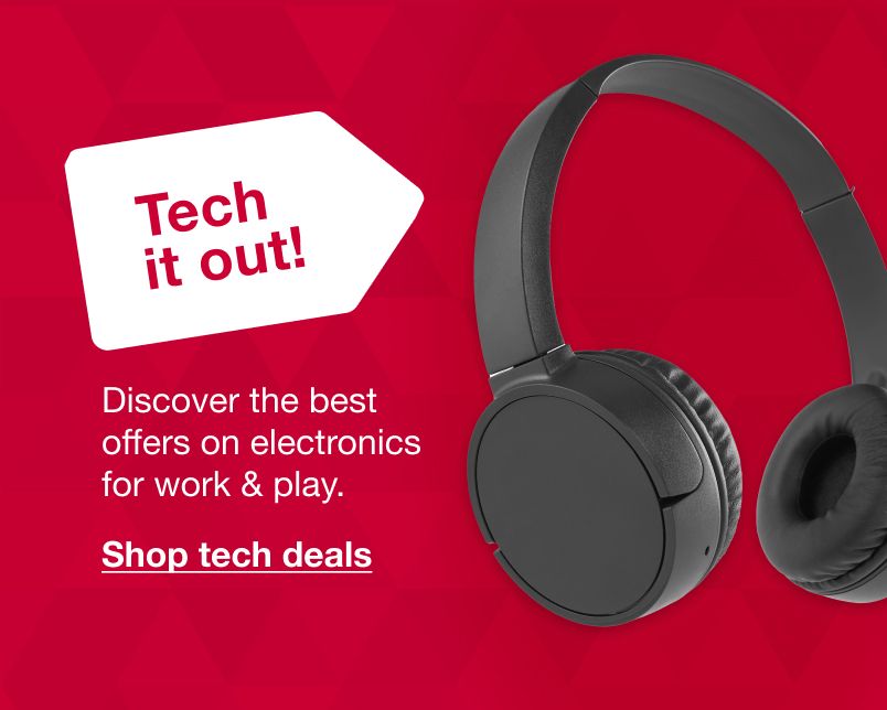 Tech it out! Discover the best offers on electronics for work & play. Shop tech deals.