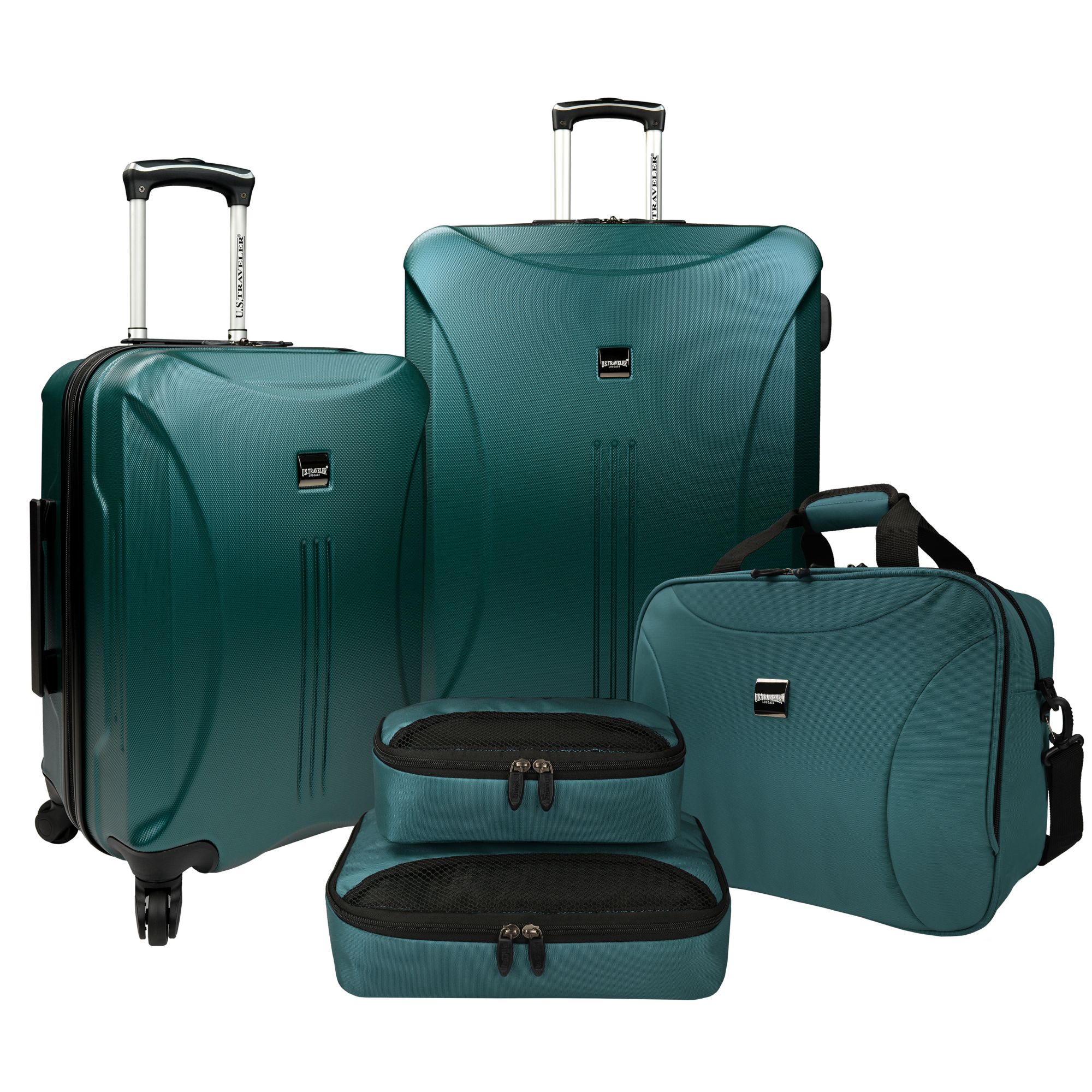 U.S. Traveler Skyscraper 5-Pc. Hardside Spinner Luggage Set