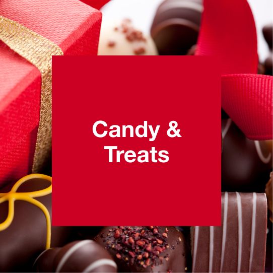 Pink background with white Statement Gifts text