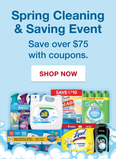 Spring Cleaning and Savings Event. Save over $75 with coupons. Shop now